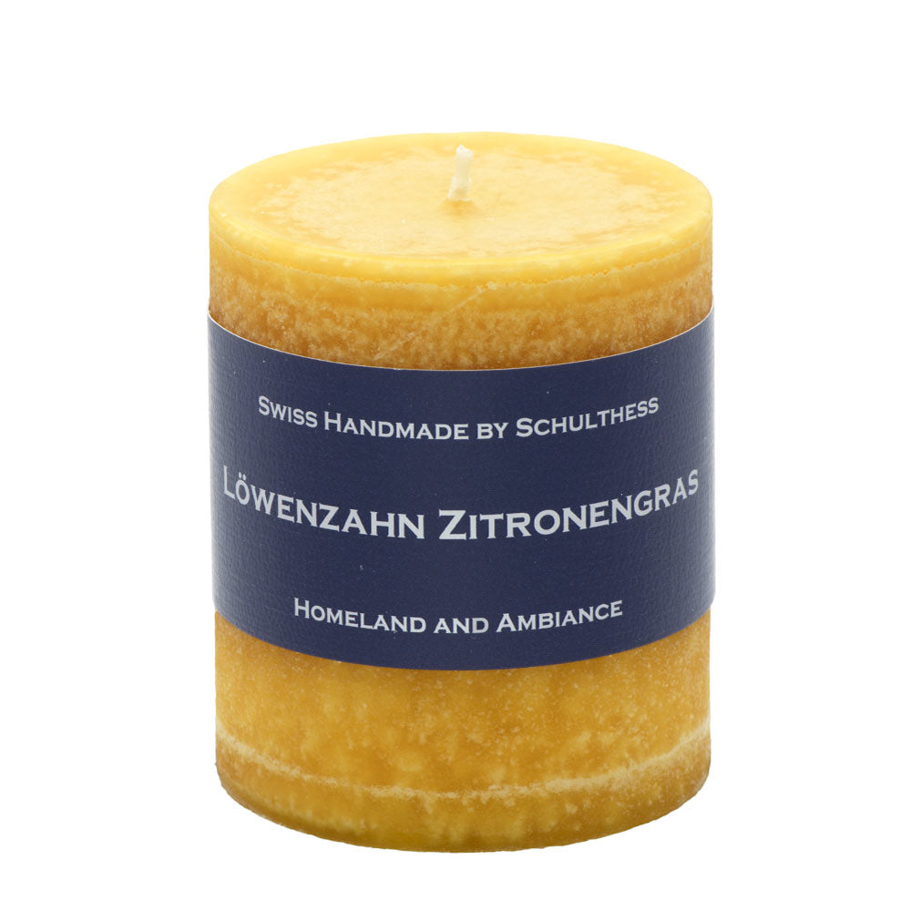 Schulthess Kerzenhandwerk Duftkerze – Zitronengras – Ø 7 × 8 cm – ca. 40 h