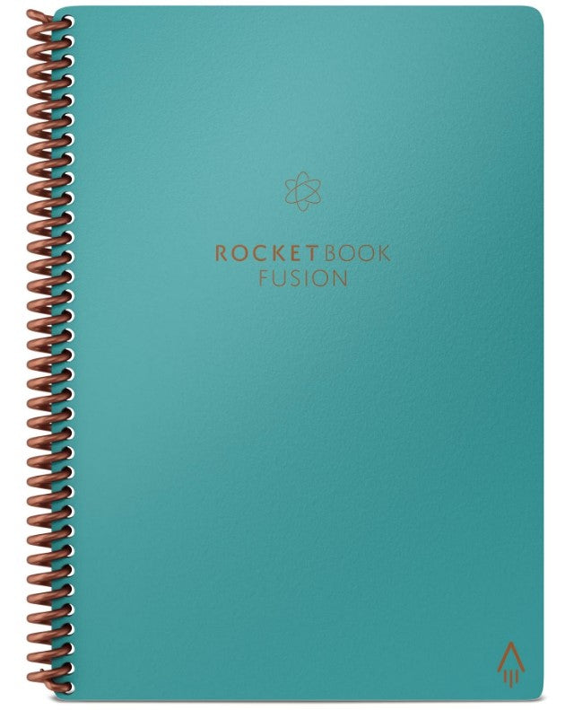 Rocketbook Spiralbuch, Spiralbindung, Hardcover, 32 Seiten, 90 g/m² – Schwarz, für ROCKETBOOK App