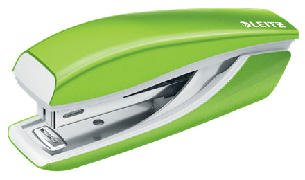 Leitz NeXXt 5528 – Hefter, 10 Blatt, für Nr. 10, Oberlademechanik, Einlegetiefe 35 mm, grün