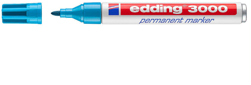 Edding Permanent Marker – Hellblau
