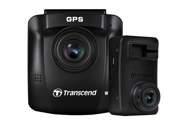 Transcend DrivePro 620 – Dual-Kamera, 1080p 60 fps, GPS, G-Shock, TFT 2,4", Micro-USB, Schwarz