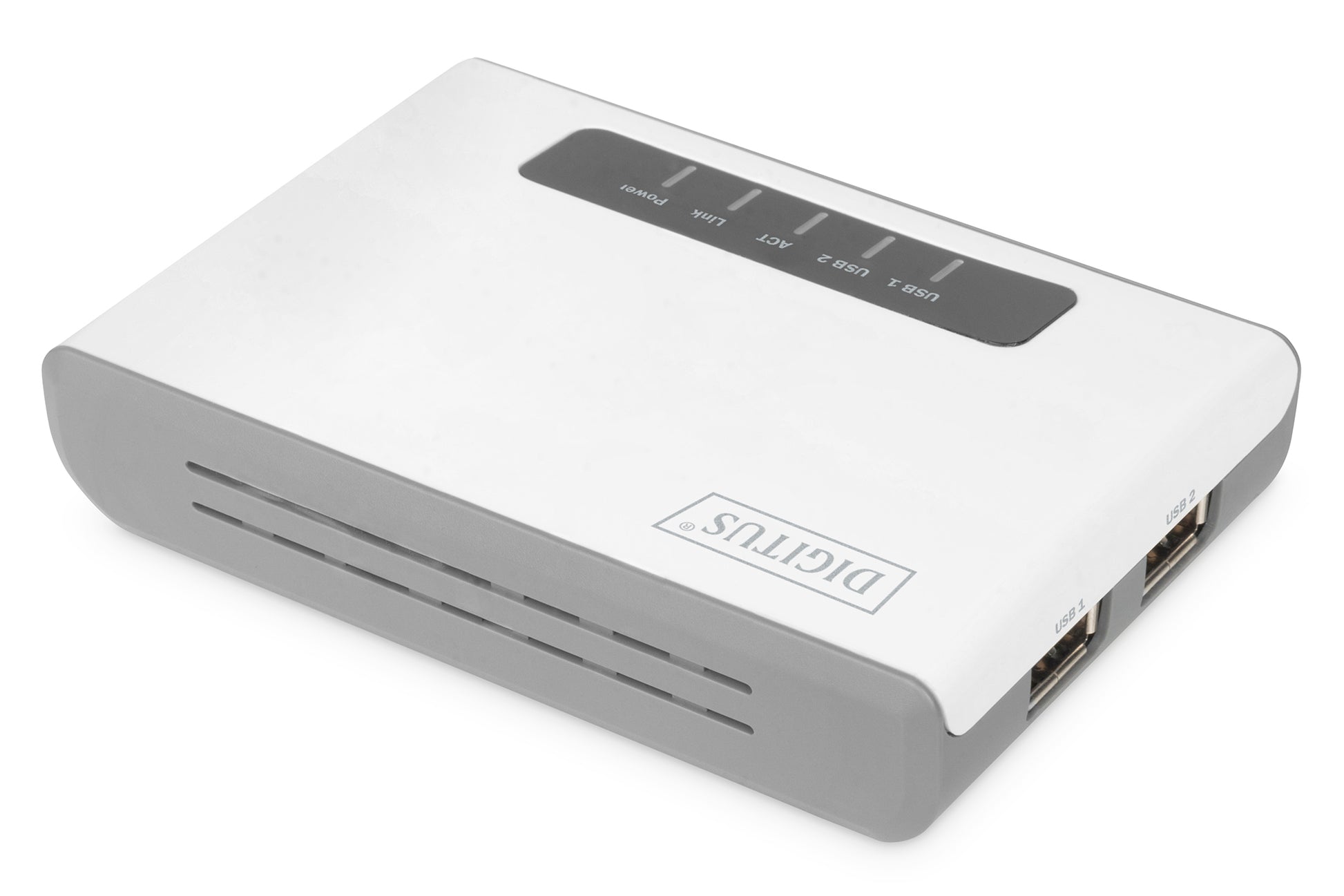 Digitus Netzwerk-Printserver, 100–240 V, weiss