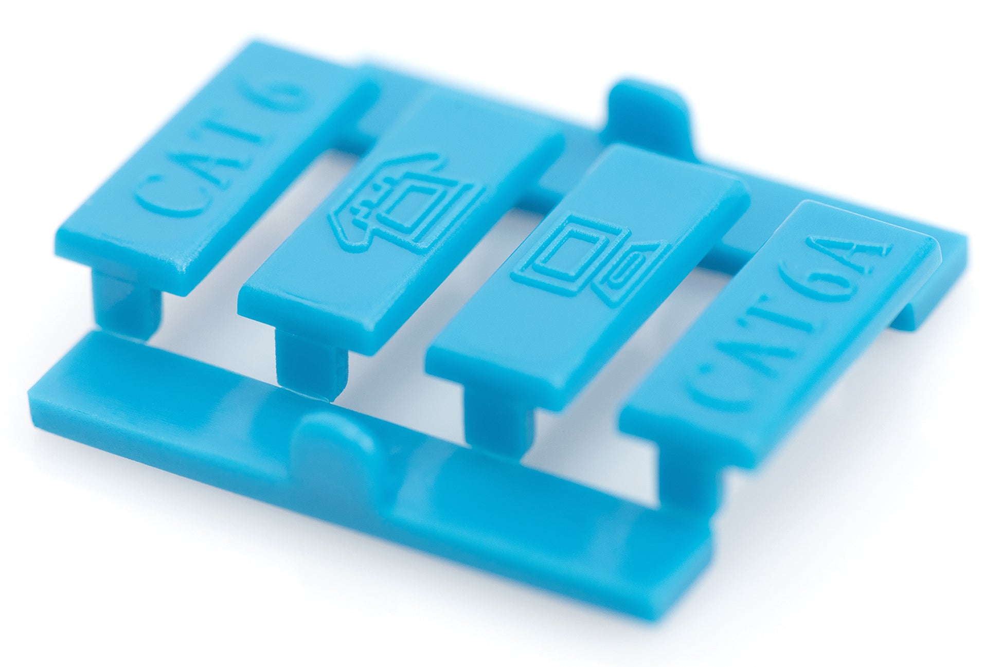 Digitus DN-93802-5-SH – Frontplatte 1× Keystone-Modul – 45×45 mm, abgewinkelt, für Rahmen, 1 Stück