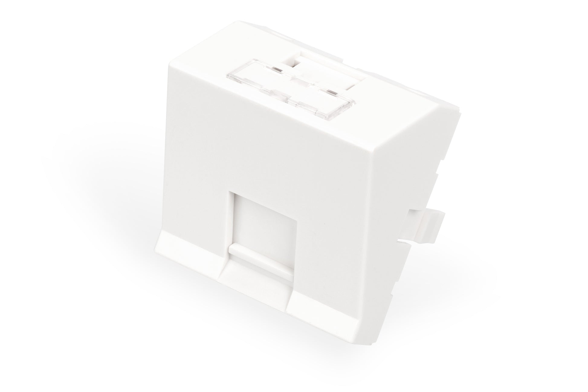 Digitus DN-93802-5-SH – Frontplatte 1× Keystone-Modul – 45×45 mm, abgewinkelt, für Rahmen, 1 Stück
