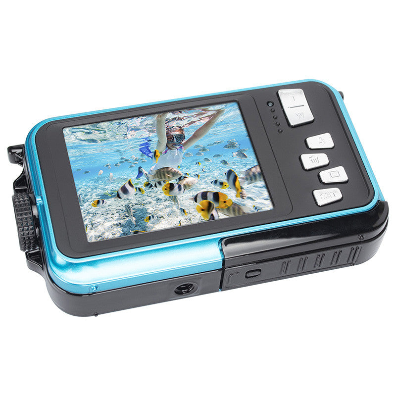 AgfaPhoto WP8000 – Kompaktkamera, 24 MP 1/3", 2,7K, Blau