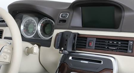 Brodit 721242 Kfz-Ladehalterung – Lüftungsschlitz – USB-A ×2 (QC 3,0; 3,0 A/2,4 A) – für Galaxy XCover 5