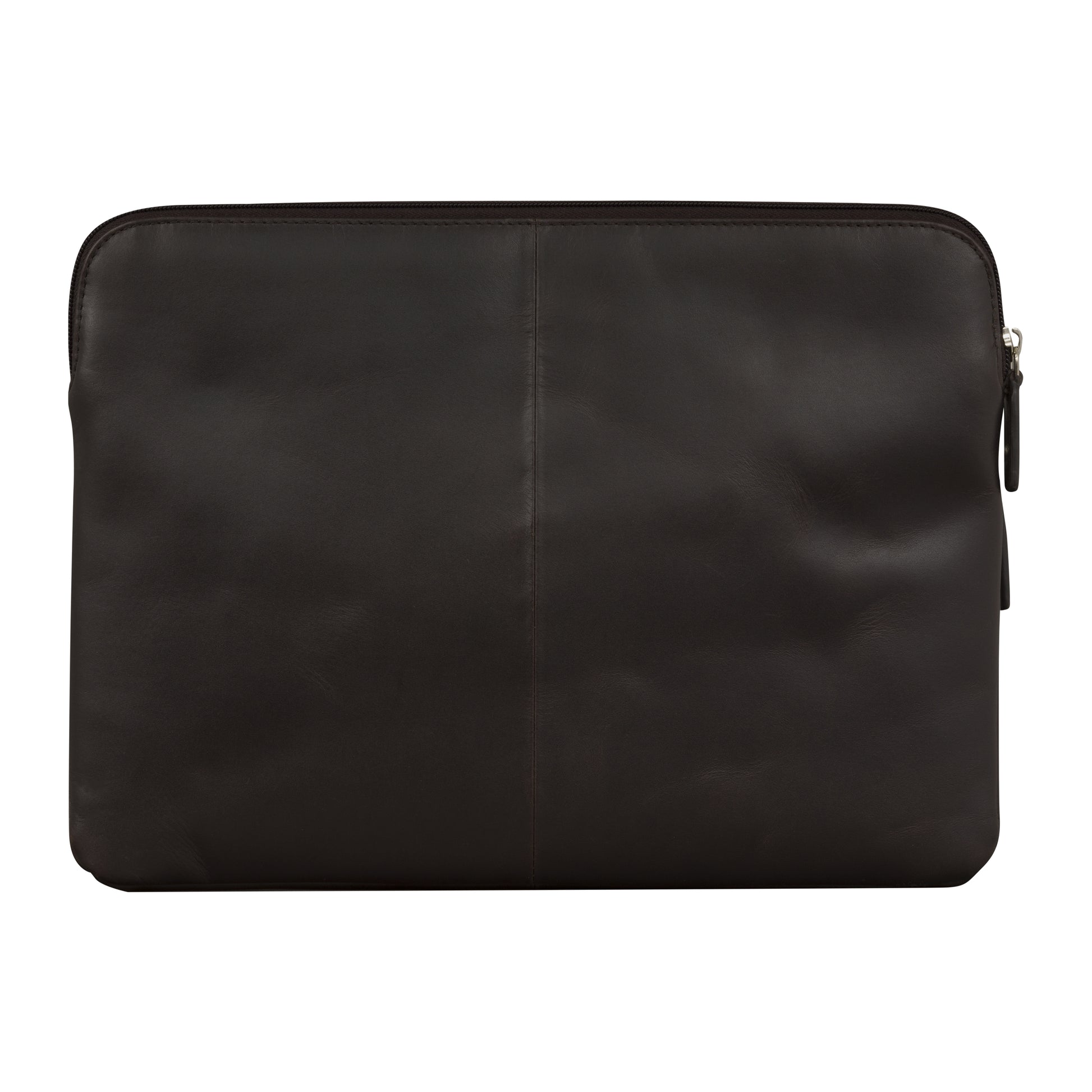 dbramante1928 Notebook-Schutzhülle für MacBook Pro/Air 13" – Vollnarbenleder, Reissverschluss – Schwarz