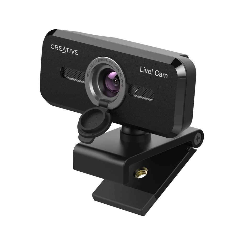 Creative Labs Live Cam Sync 1080P V2 Webcam – Full HD 1080p, 30 fps, USB 2.0 – Schwarz