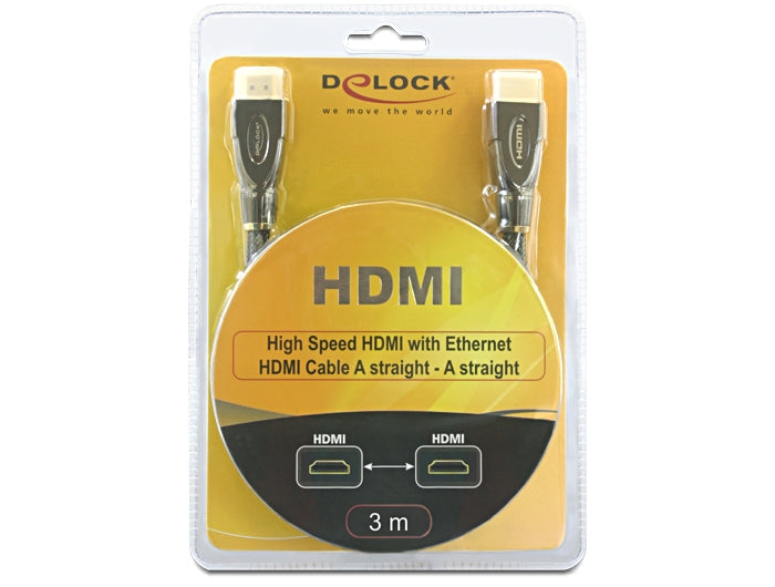 DeLOCK HDMI-Kabel, Schwarz