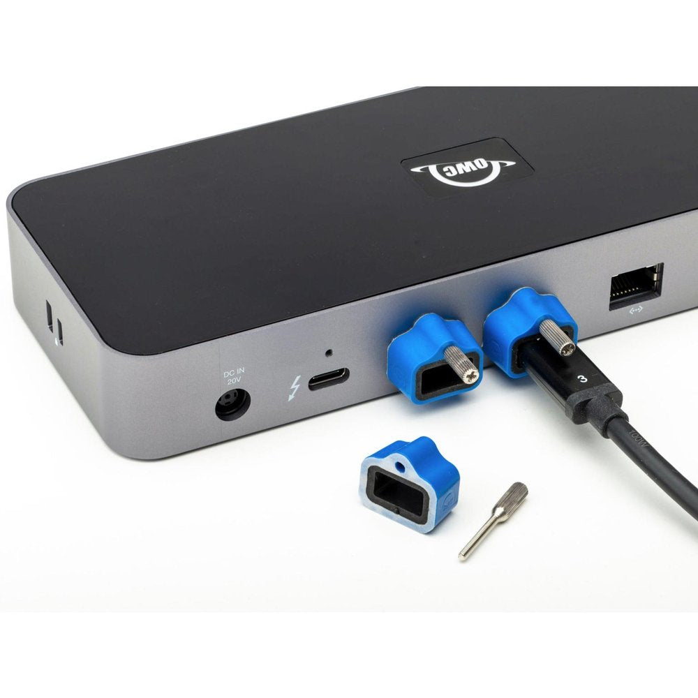 OWC Thunderbolt 3 (USB-C) Adapter – 40 Gbit/s – Kunststoff, Blau – für ClingOn