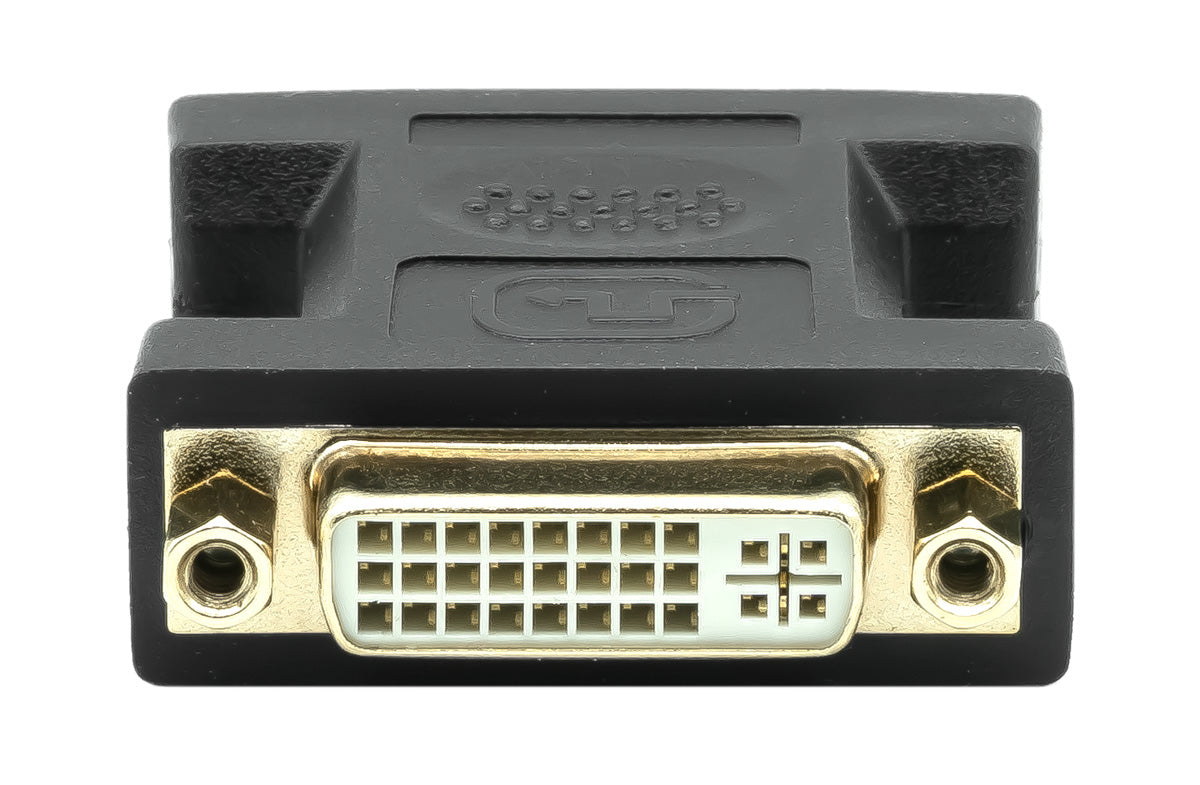 ProXtend Adapter DVI-I 24+5 (weiblich) zu VGA (männlich) – Dual-Link DVI, Schwarz