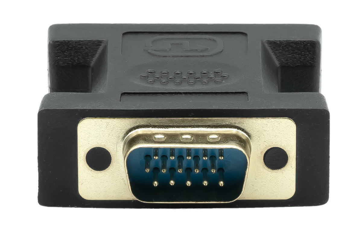 ProXtend Adapter DVI-I 24+5 (weiblich) zu VGA (männlich) – Dual-Link DVI, Schwarz