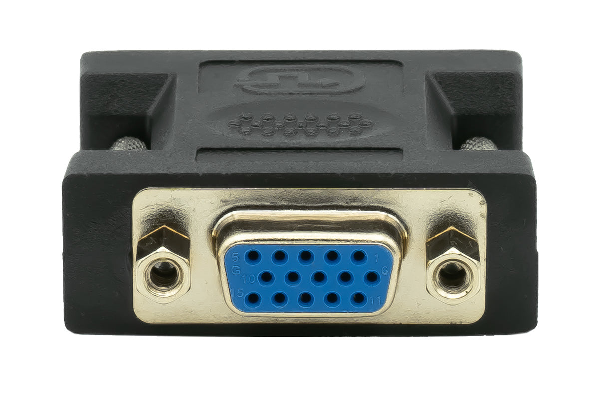 ProXtend Adapter DVI-I zu VGA – DVI-I 24+5 (Dual-Link), männlich zu weiblich, schwarz