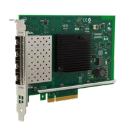 HPE X710-DA4 – PCIe Ethernet-Karte – 4×SFP+ 10 Gbit/s, PCIe 3.0, für ProLiant DL380 Gen10