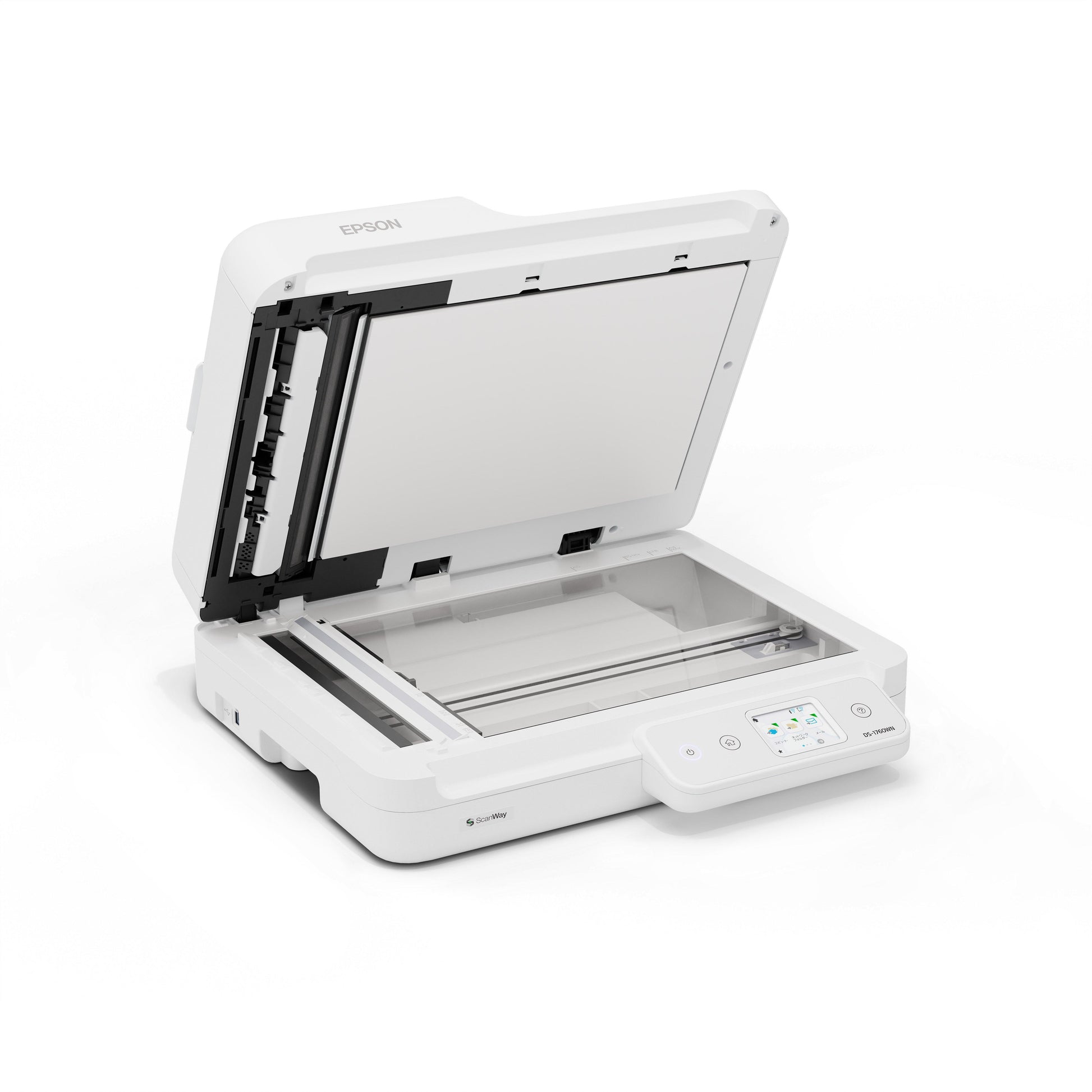 Epson WorkForce DS-1760WN – Flachbett + ADF, A4, Duplex, 30 ppm, ADF 60 Blatt, WLAN/LAN, 1'200 dpi