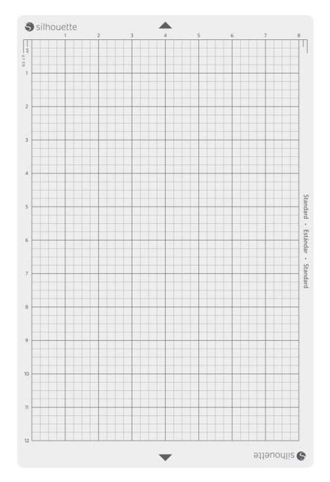 Silhouette Schneidematte – 20,3 × 30,4 cm – Blau, Weiss – für Silhouette Cameo 3–5