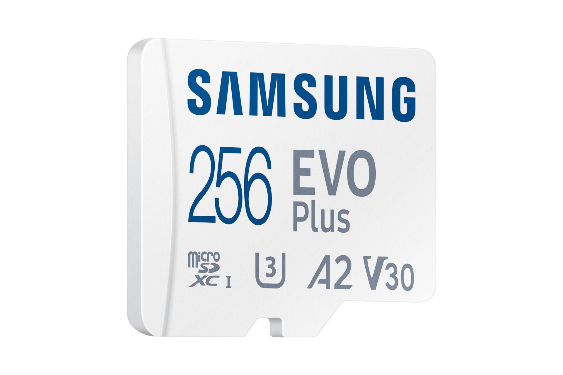 Samsung EVO Plus microSDXC 256 GB – UHS-I, U3, V30, A2, 160 MB/s Lesen, inkl. SD-Adapter