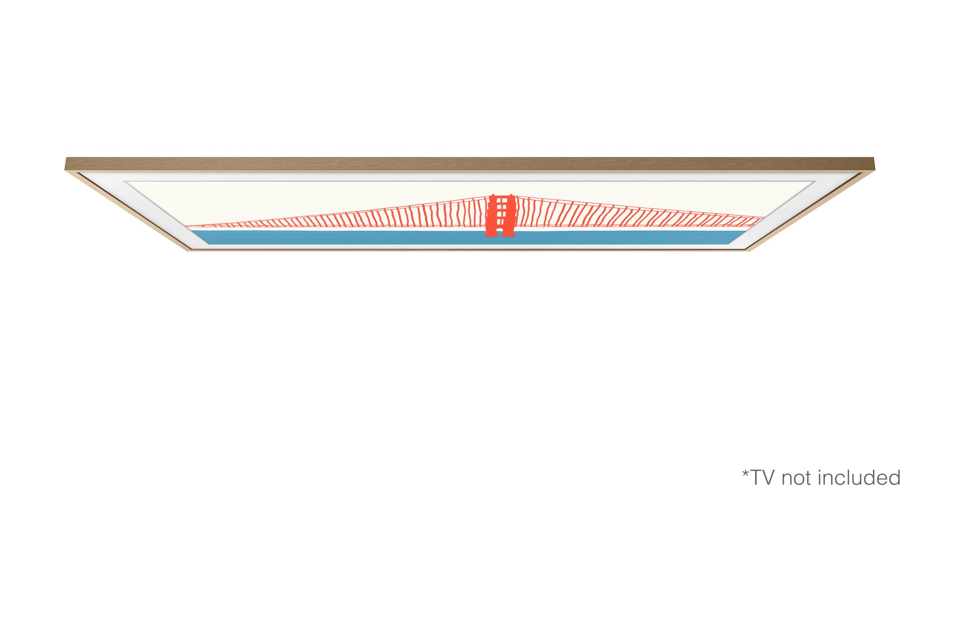 Samsung VG-SCFA75TKBXC – LED-Wandrahmen, für The Frame 6.1 (2023) (LS03B), 75,0", Teak
