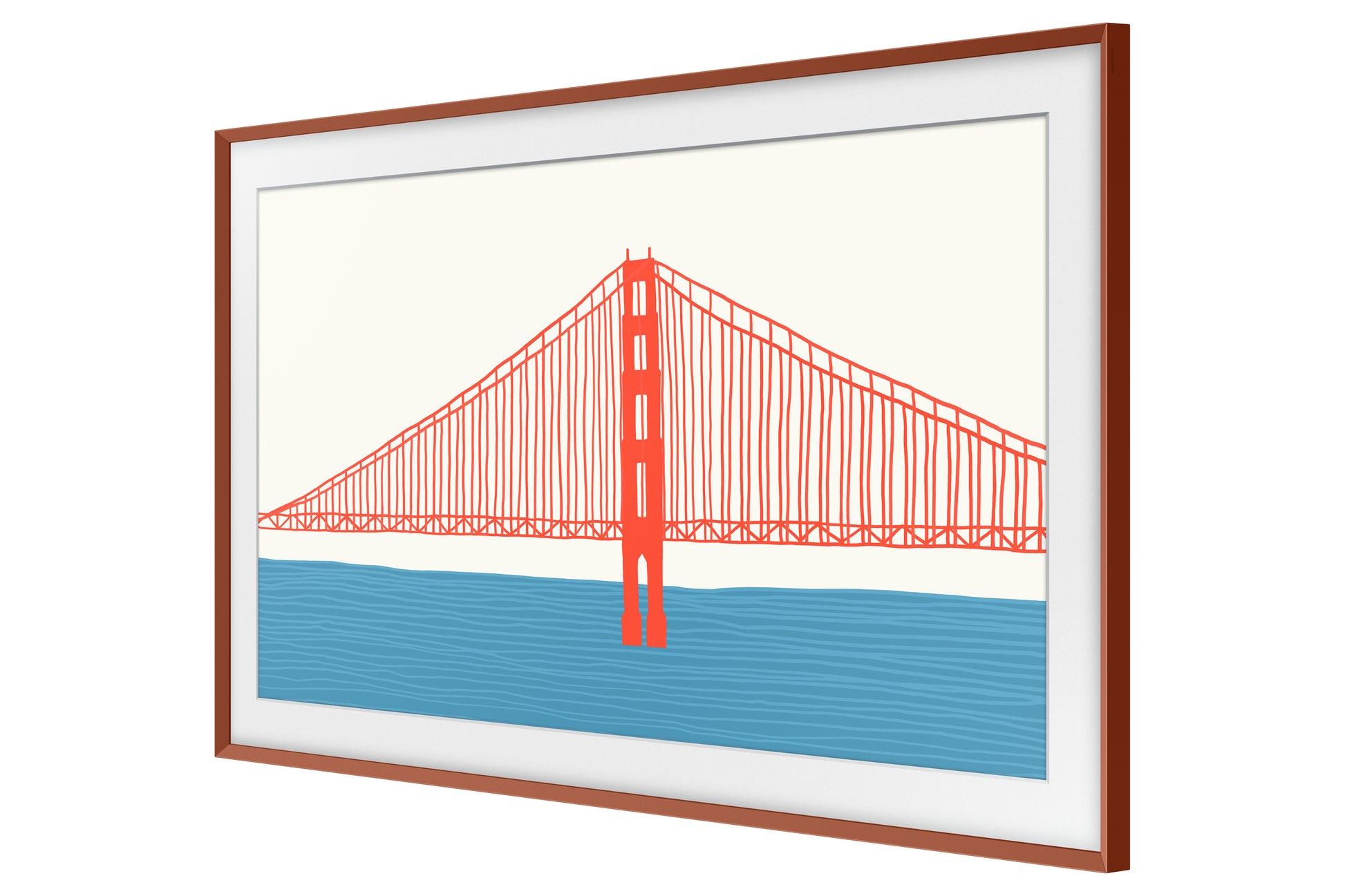 Samsung VG-SCFA55TRCXC Rahmen – für The Frame 5.0 (2021) (LS03A) – Terracotta