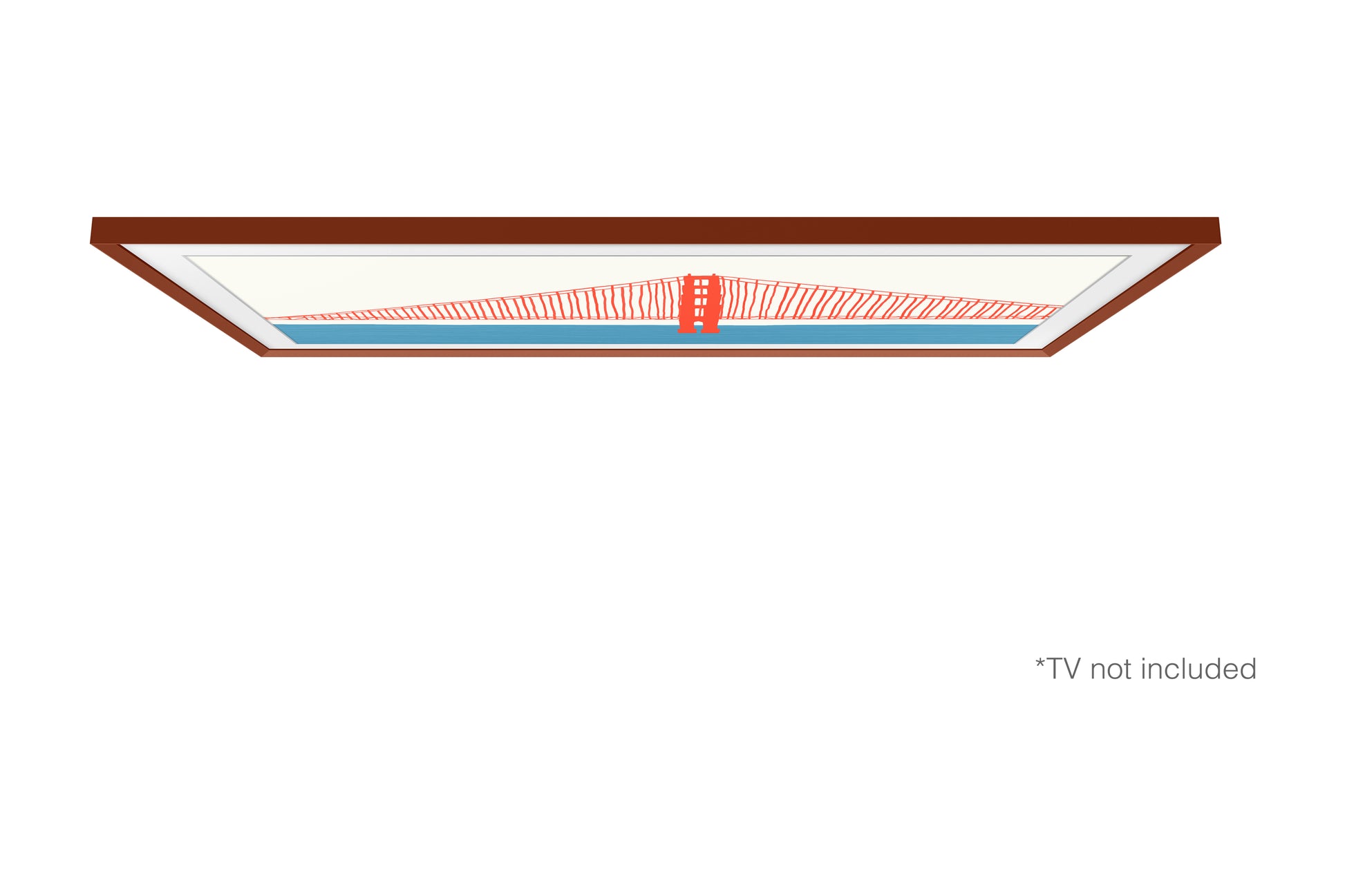 Samsung VG-SCFA55TRCXC Rahmen – für The Frame 5.0 (2021) (LS03A) – Terracotta