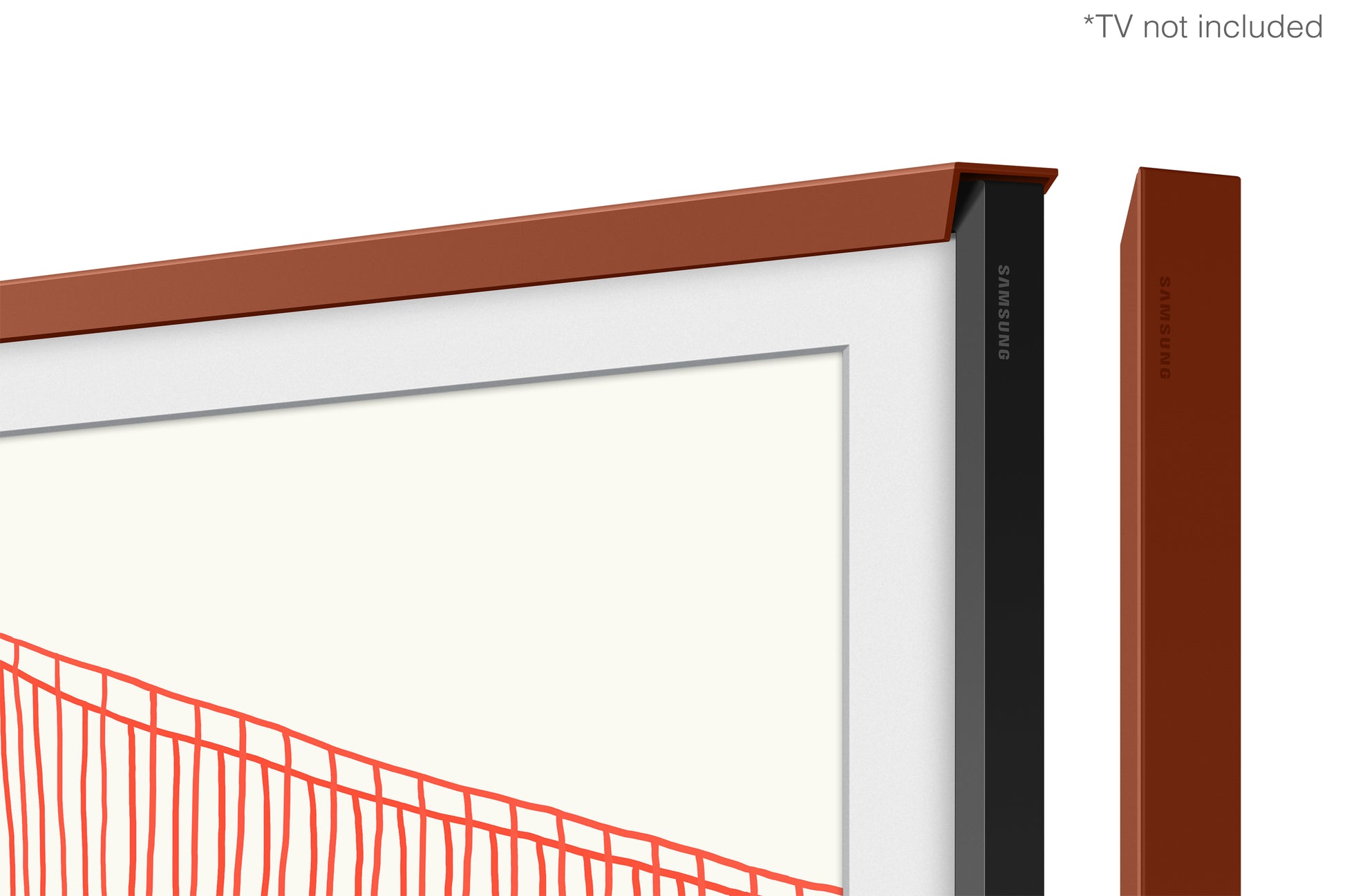 Samsung VG-SCFA55TRCXC Rahmen – für The Frame 5.0 (2021) (LS03A) – Terracotta