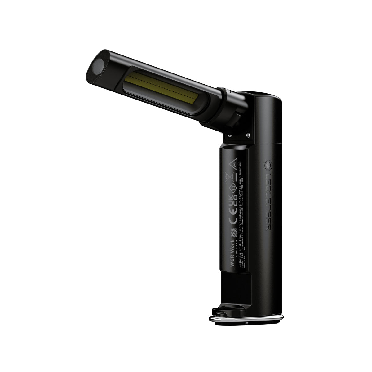 Ledlenser Taschenlampe W7R Work – 600 lm, IP54, Akku, USB – Schwarz