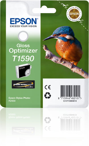 Epson T159040 Glanzverstärker Tintenpatrone (Original) – 17 ml – für Stylus Photo R2000 – C13T15904010