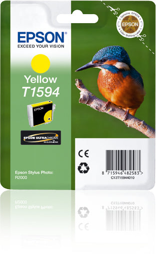 Epson Tintenpatrone T1594, Gelb, 17 ml