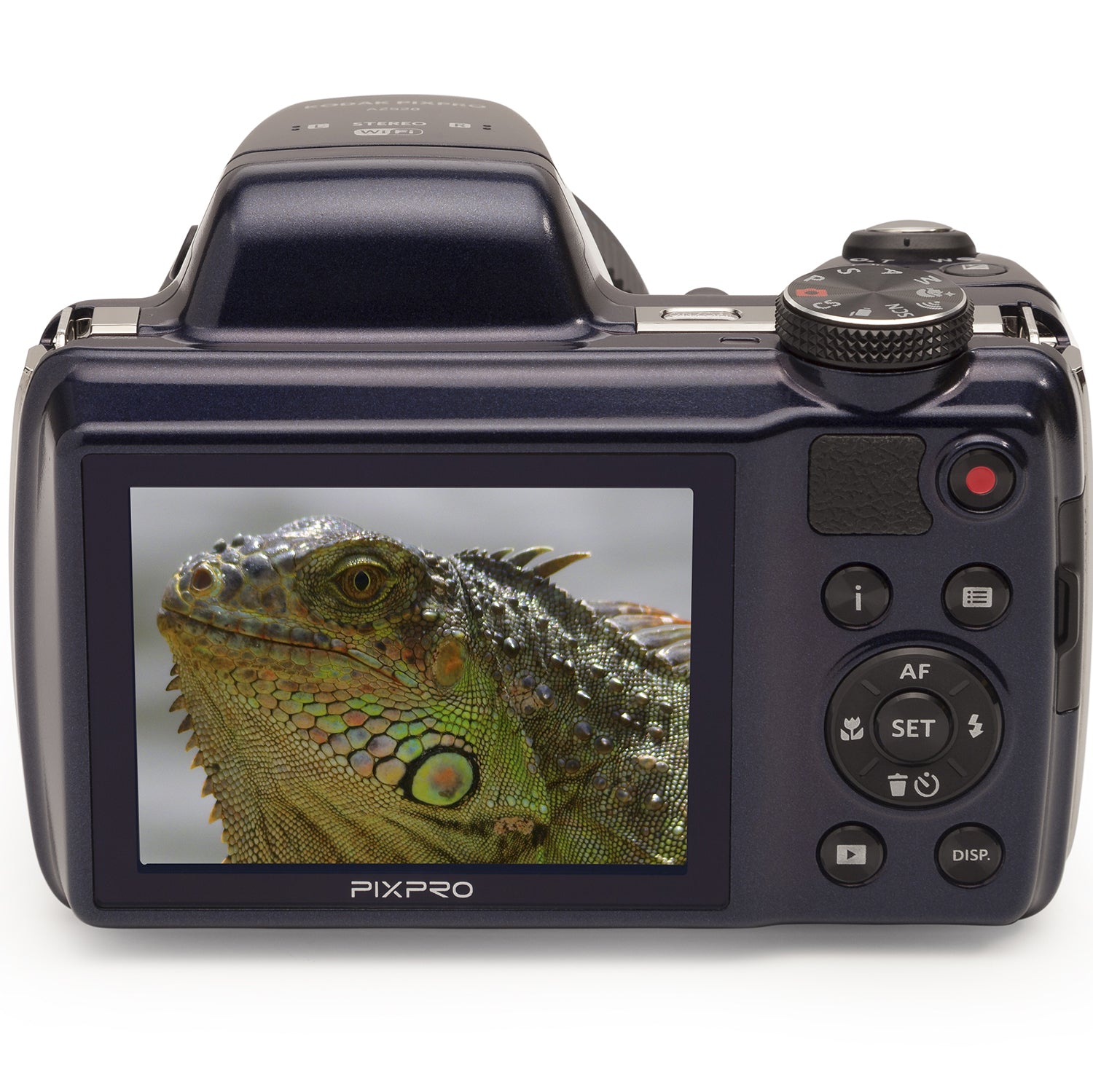 Kodak PIXPRO AZ528 – Bridgekamera, 52× optischer Zoom, 16,76 MP, 1080p, Blau
