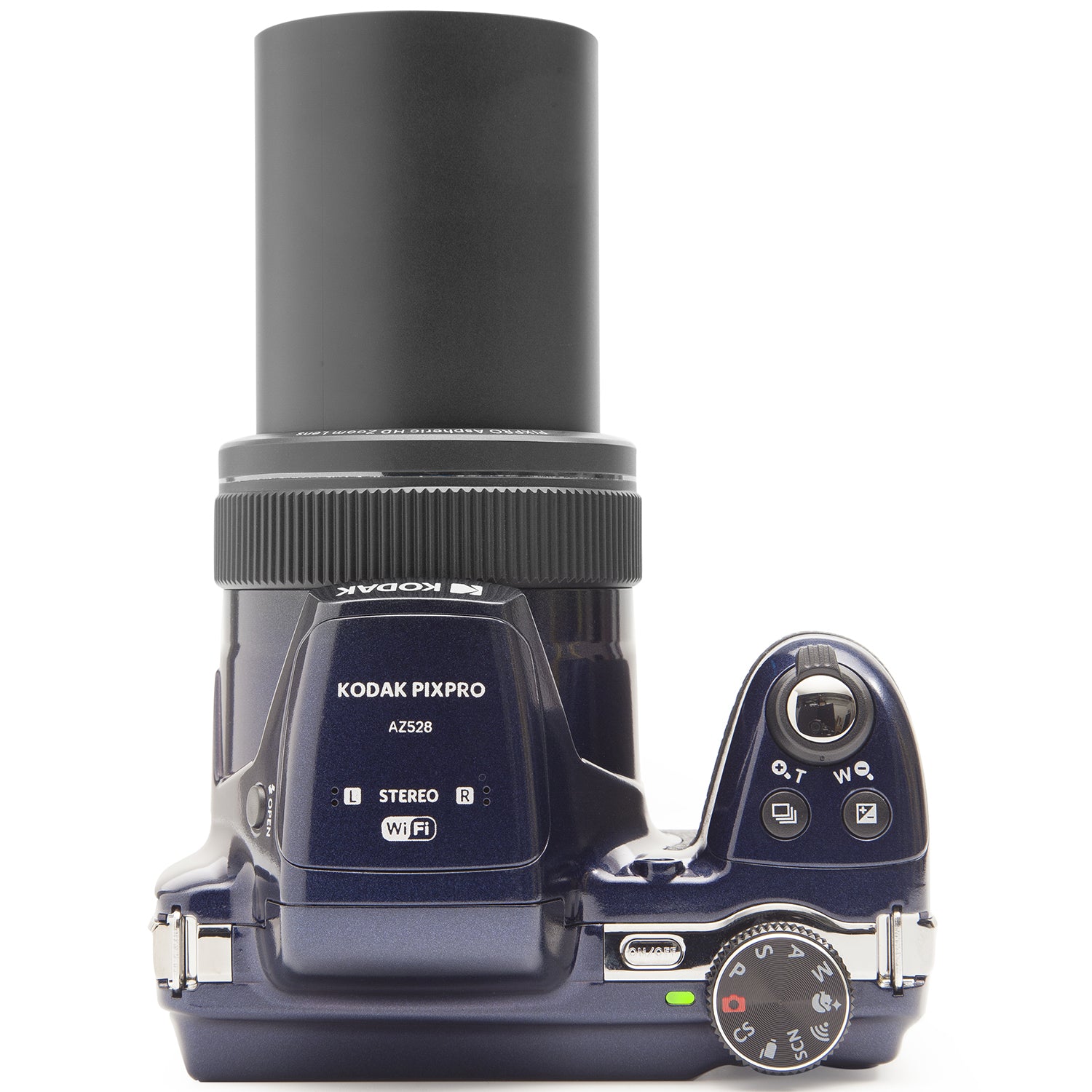 Kodak PIXPRO AZ528 – Bridgekamera, 52× optischer Zoom, 16,76 MP, 1080p, Blau