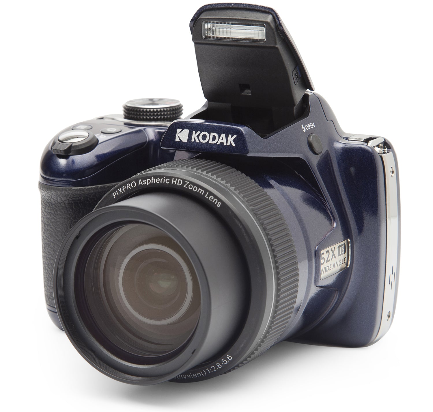Kodak PIXPRO AZ528 – Bridgekamera, 52× optischer Zoom, 16,76 MP, 1080p, Blau
