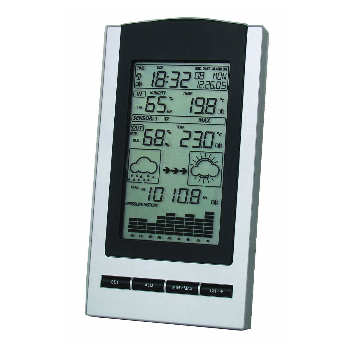 TFA-Dostmann GAIA Temperatur-/Feuchtesensor – Kabellos, −40–65 °C, 20–95 %