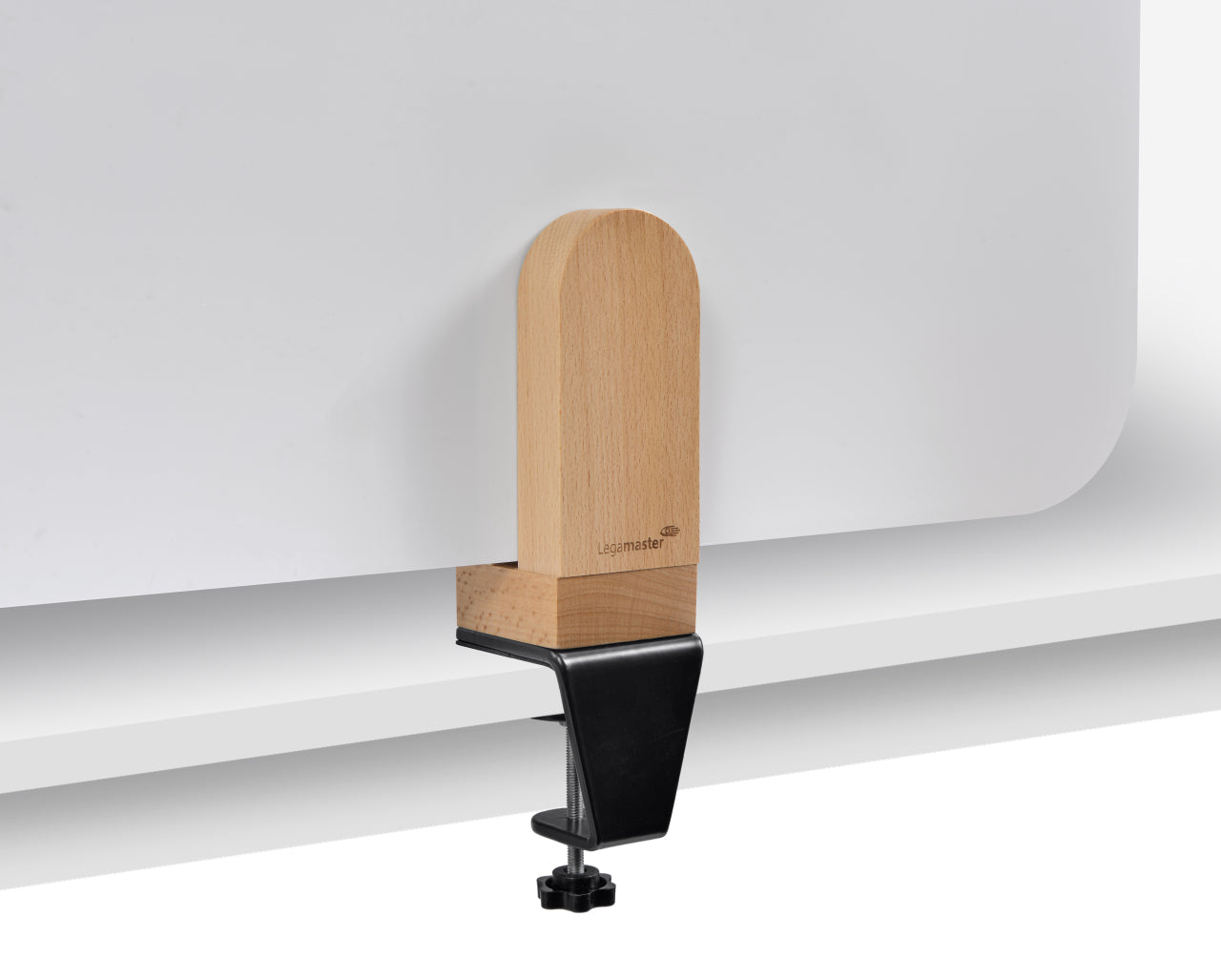 Legamaster Tischtrennwand Elements – 800 × 600 mm, Stahl, Weiss, mit Halterungen, magnetisch