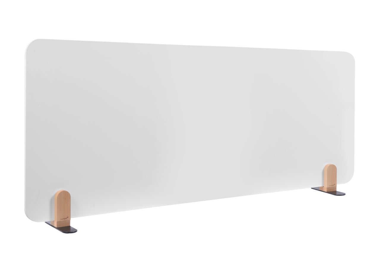 Legamaster ELEMENTS Tischtrennwand Whiteboard – Emaille, magnetisch, rahmenlos – 160 × 60 cm