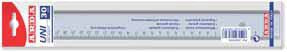 Arda Wandtafel-Lineal 30 cm – Kunststoff, transparent