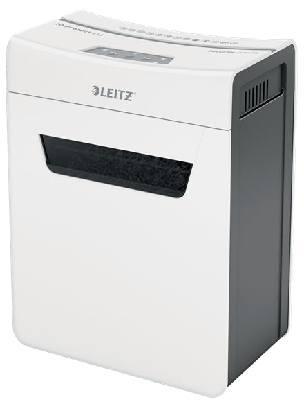 Leitz Aktenvernichter – IQ Protect 80940000 4M, Mikrogeschnitten P-5, 14 l