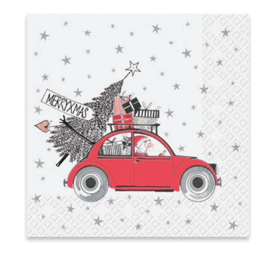Stewo Servietten Xander rot – 33 × 33 cm, 3-lagig