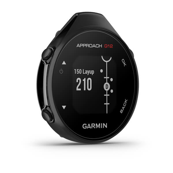 Garmin Approach G12 – GPS Navigation, IPX7, 30 h GPS Betrieb, Schwarz, 25,1 g, 45,8 × 12,4 × 53,1 mm