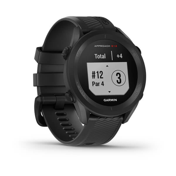 Garmin Approach S12 – GPS-Smartwatch – 43 mm, 1,3", GPS, Bluetooth, MIP, Schwimmen, Schwarz, Universalgrösse