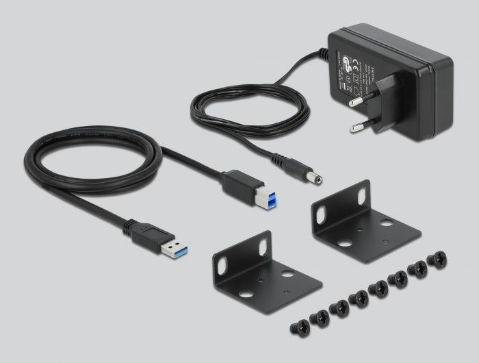 DeLOCK USB-Hub – USB-B, 10× USB-A (5 Gbit/s), für Windows/Linux/ChromeOS