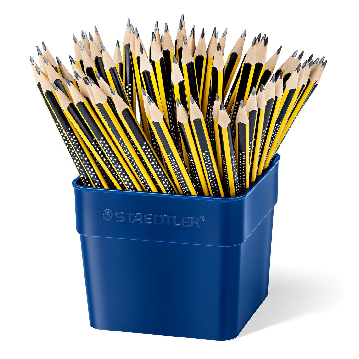 Staedtler Noris Bleistift, Dreikant, Grip-Zone HB Mine Ø 2 mm – 72er-Set
