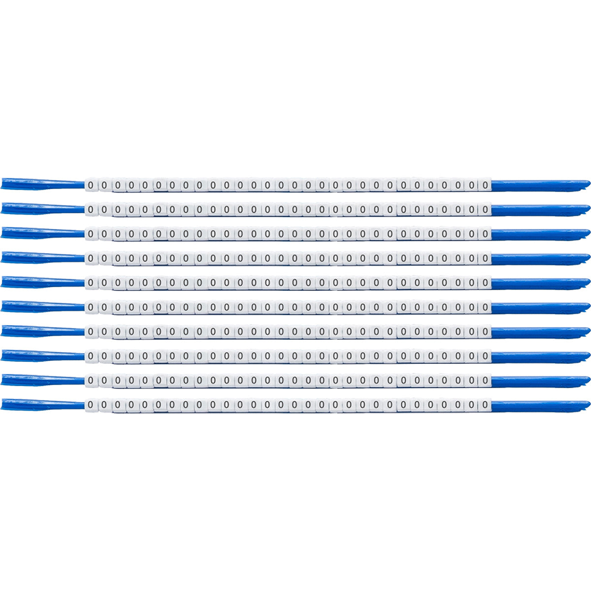 Brady Schrumpfschlauch-Set, 300 Stück, Ø 1,9–2,4 mm – Schwarz/Weiss