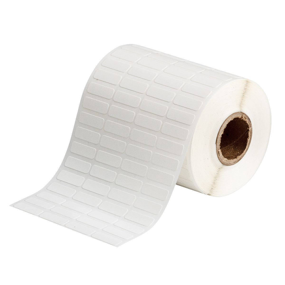 Brady BPT-1-8423-2.5 – Etiketten (Rolle) 19 × 6 mm – Polyester, weiss – Thermotransfer – 2'500 Etiketten/Rolle