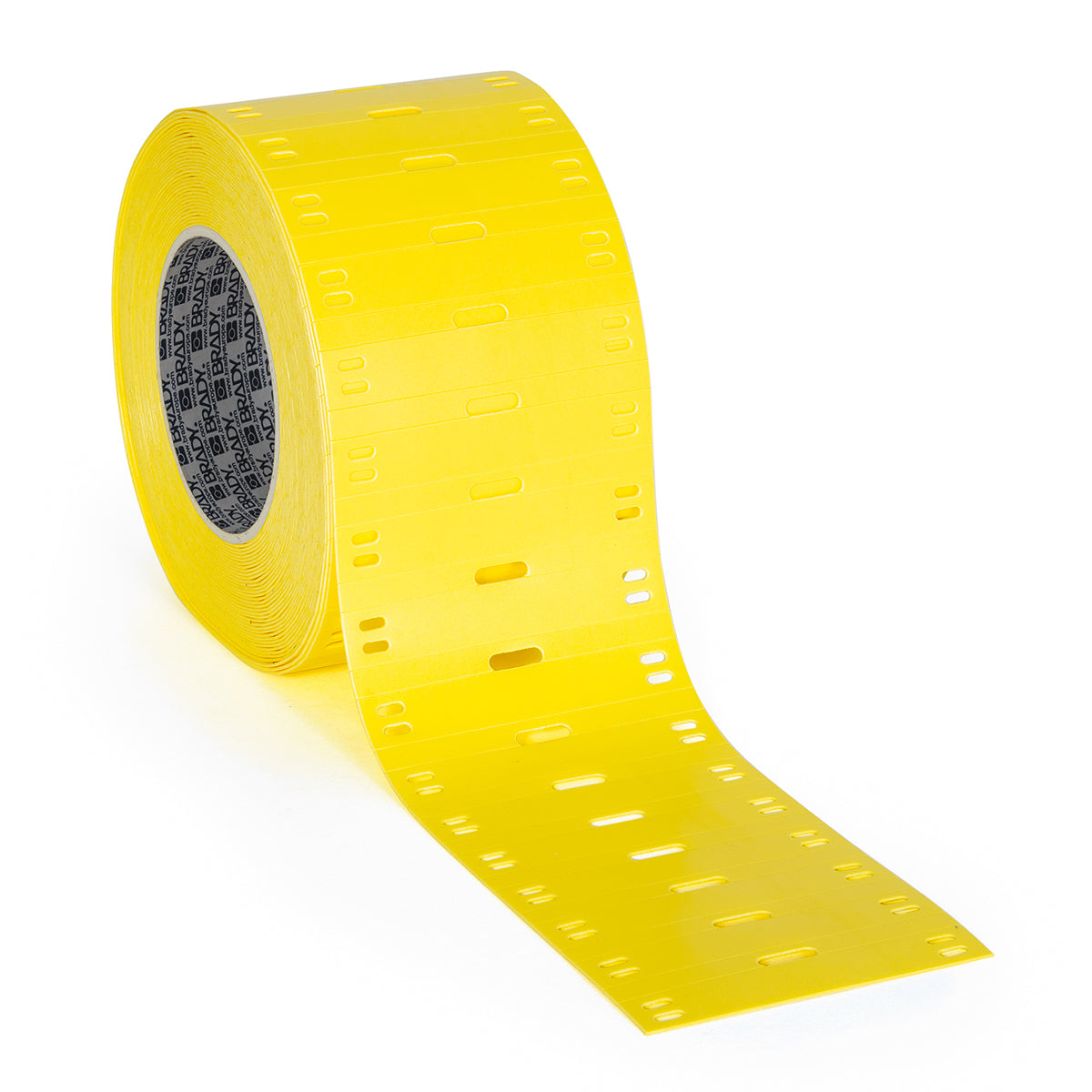 Brady THT-6010-348-YL – Etiketten (Rolle) 60 × 10 mm – Polyolefin, matt, gelb – 750 Etiketten/Rolle