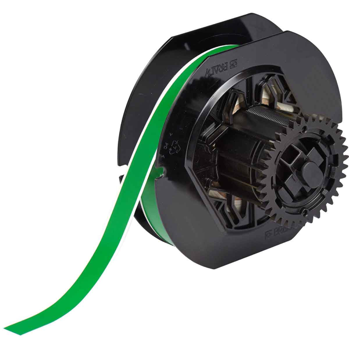 Brady B30C-500-595-GN Vinyl-Industrieband – Grün – 30,5 m, glänzend, selbstklebend – für Brady BBP30/31/33/35/