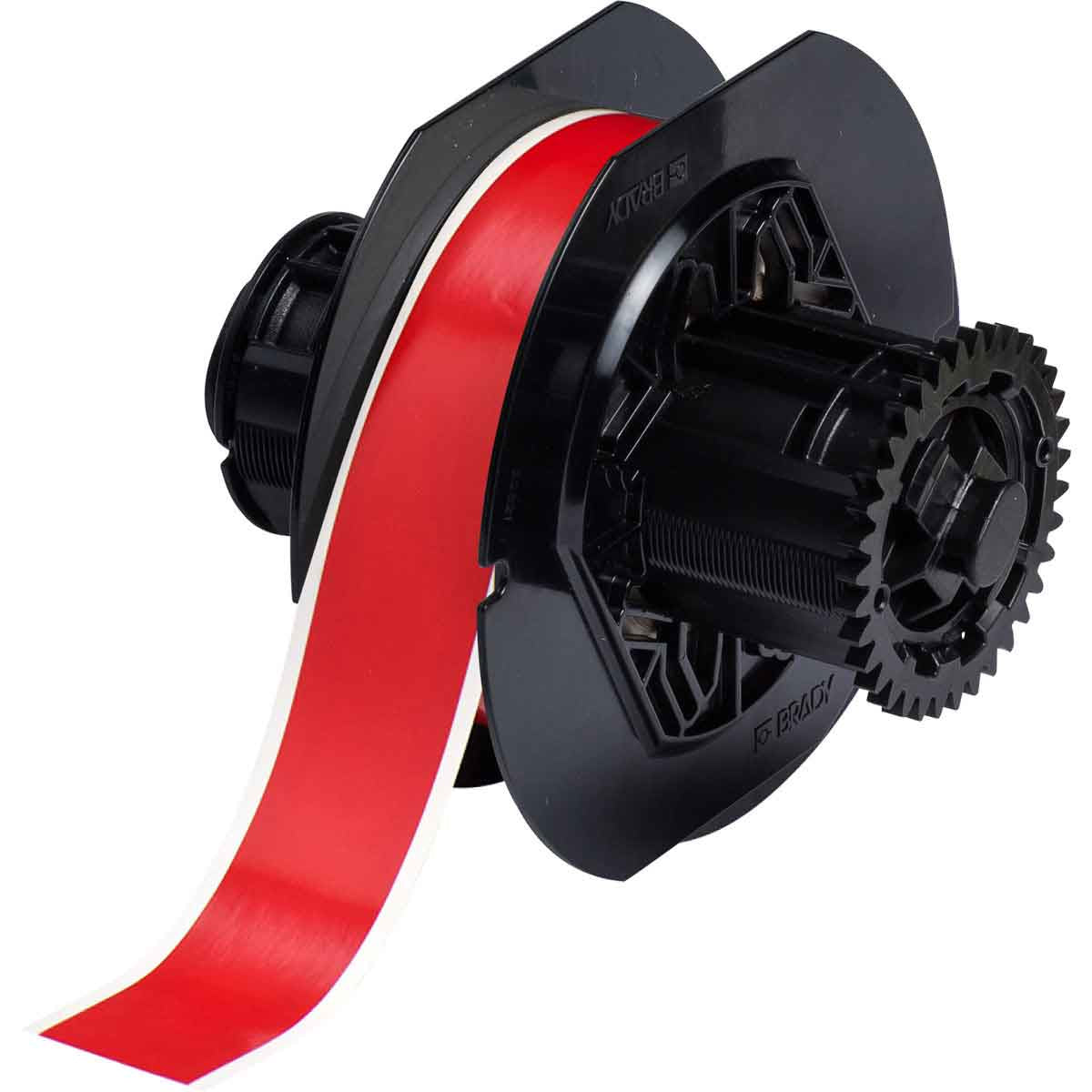Brady B30C-1125-7569-RD – Endlos-Etiketten 29 mm – Vinyl, glänzend, rot – permanent haftend – für Brady BBP-Se