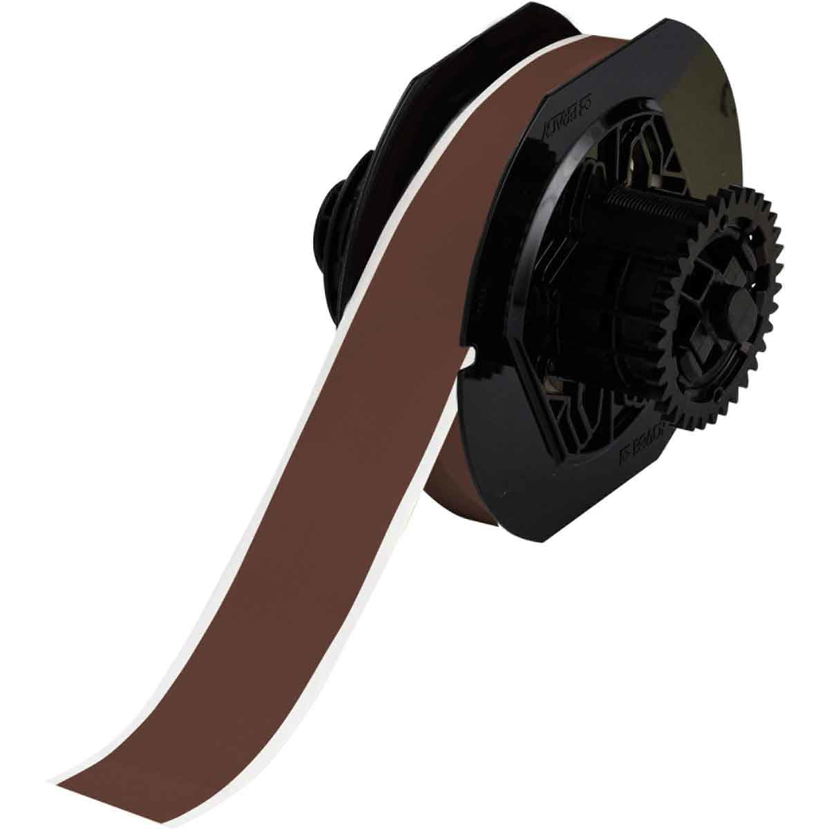 Brady Endlos-Etiketten 29 mm – Vinyl, Glanz, Braun – Thermotransfer – für BBP-Serie, i3300, S3000/S3100