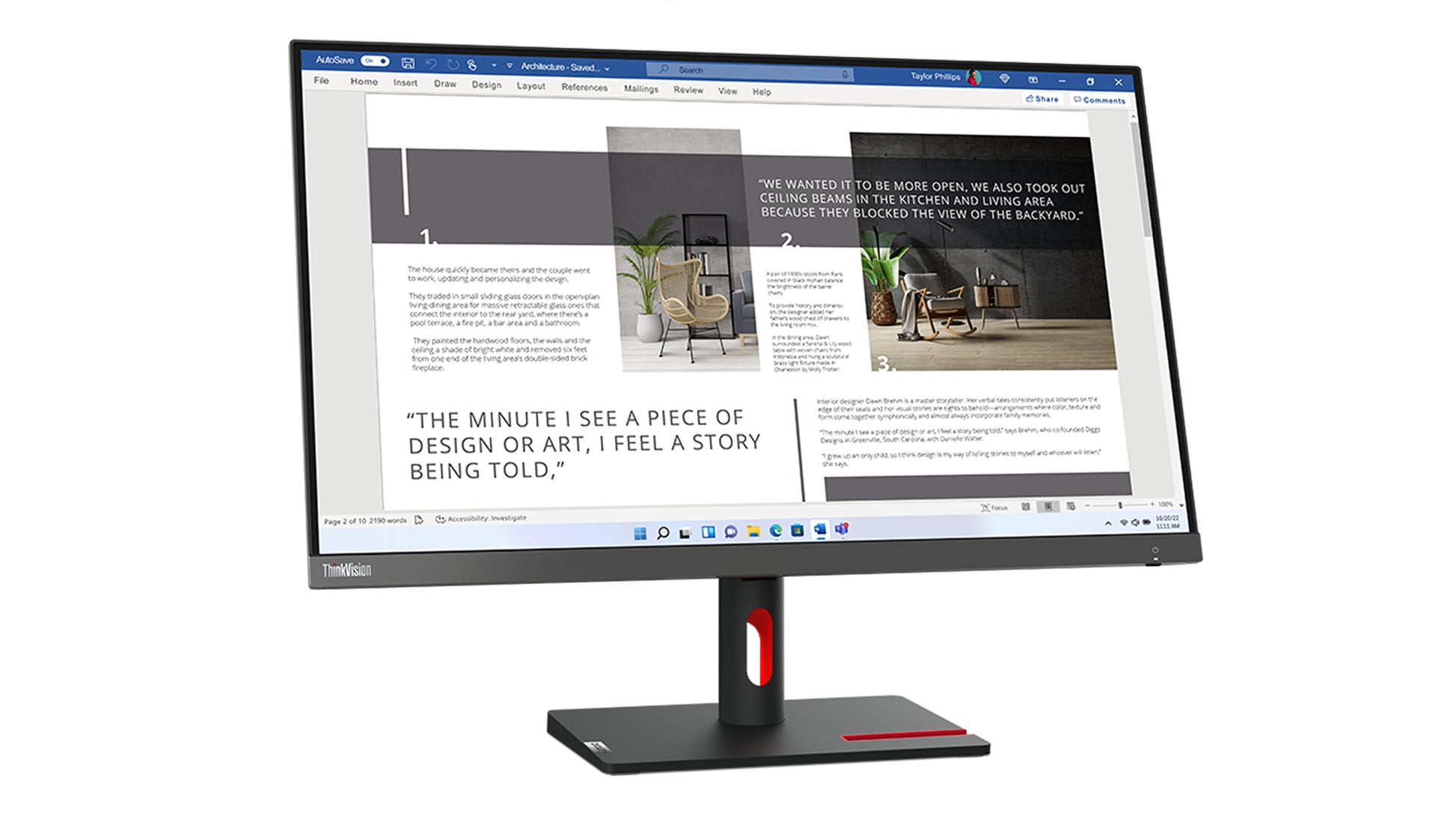 Lenovo ThinkVision S27i-30 – 27", 1920 × 1080 (Full HD), IPS, 100 Hz