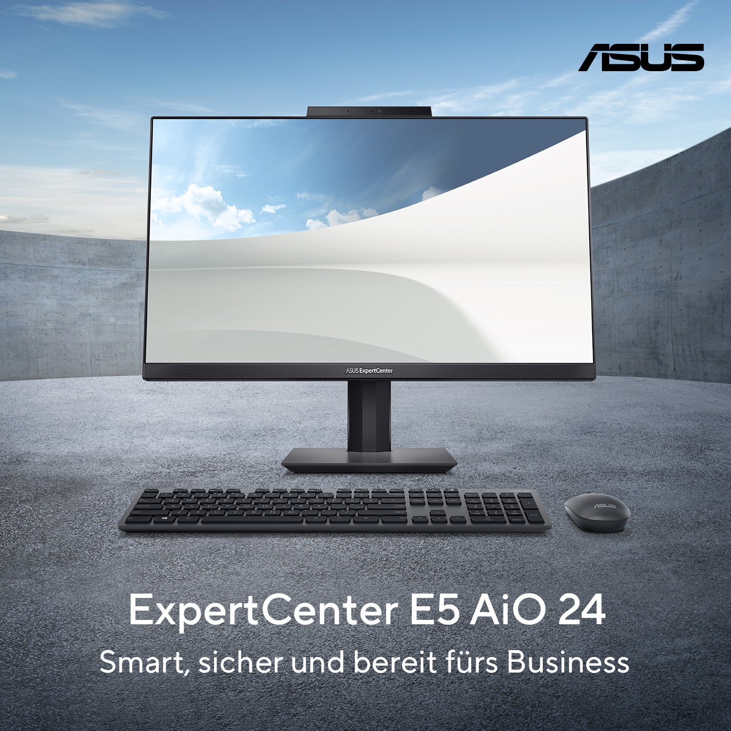 Asus Expertcenter E5 All-in-One – 23,8" Full HD, Intel Core i7 150U, 16 GB RAM, 512 GB SSD, Windows 11 Pro