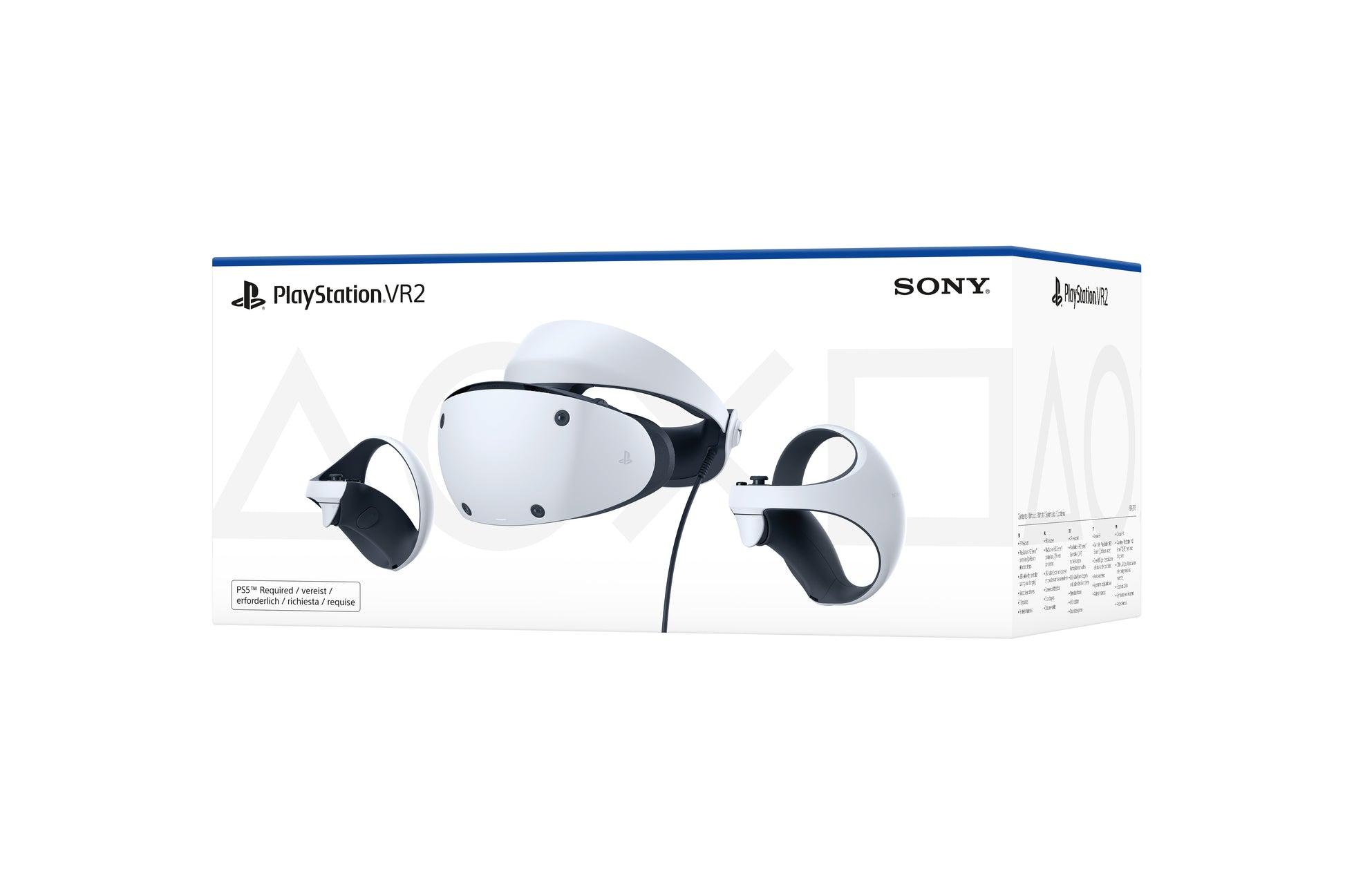 Sony PlayStation VR2 – VR-Headset – 2000 × 2040, 90 Hz, 110° Sichtfeld, inkl. Controller